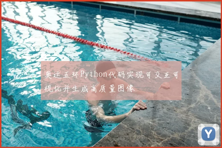 奥运五环Python代码实现可交互可视化并生成高质量图像